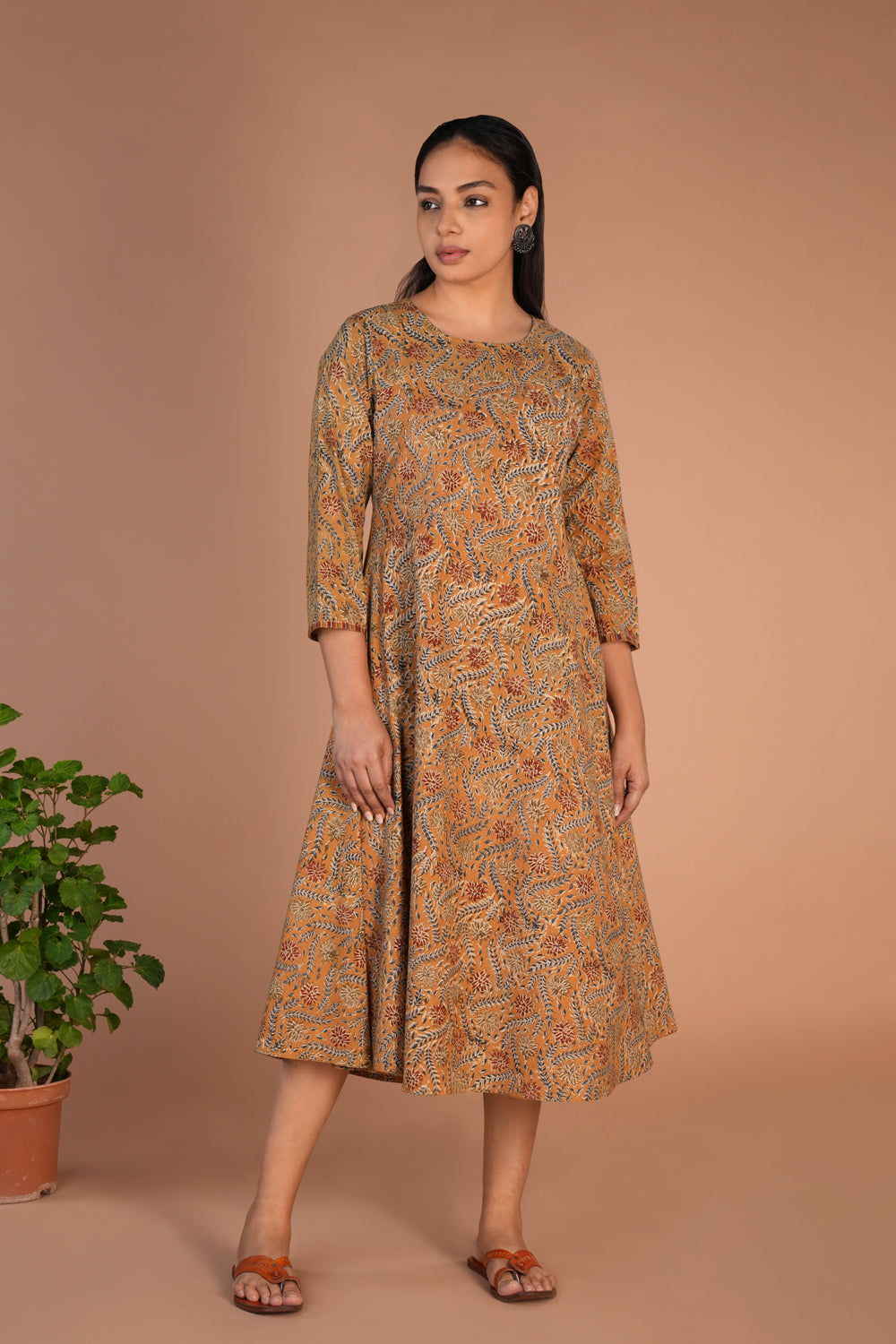 Image of Kalamkari handblock printed Kurti